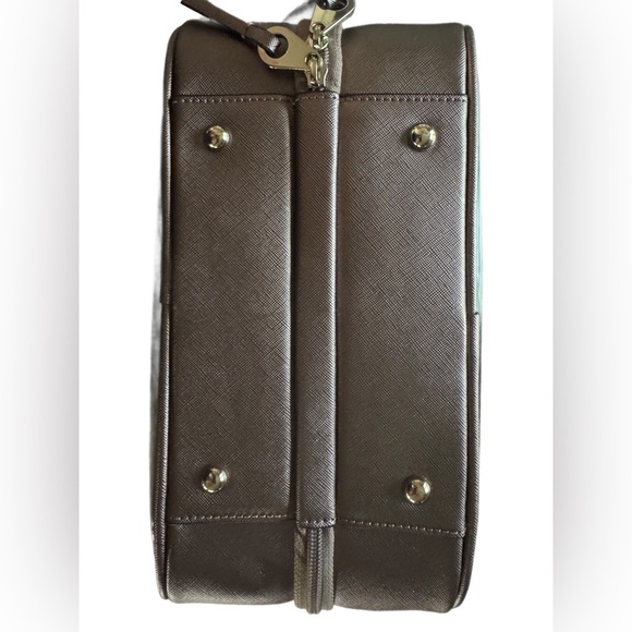 Calpak Transparent Cosmetic Case in Carmel 
11.25" x 9" x 5.75" - Picture 13 of 13